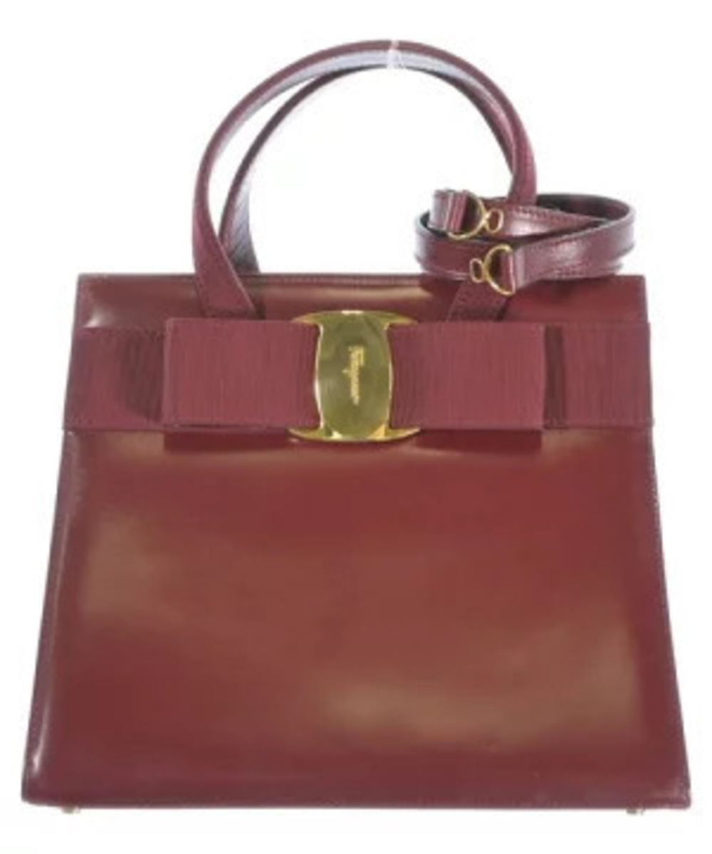 Salvatore Ferragamo Handbag Burgundy Red
